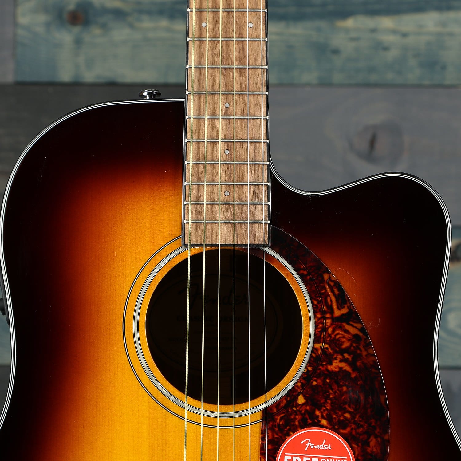 Fender CD-140SCE Dreadnought, Walnut Fingerboard, Sunburst w/case