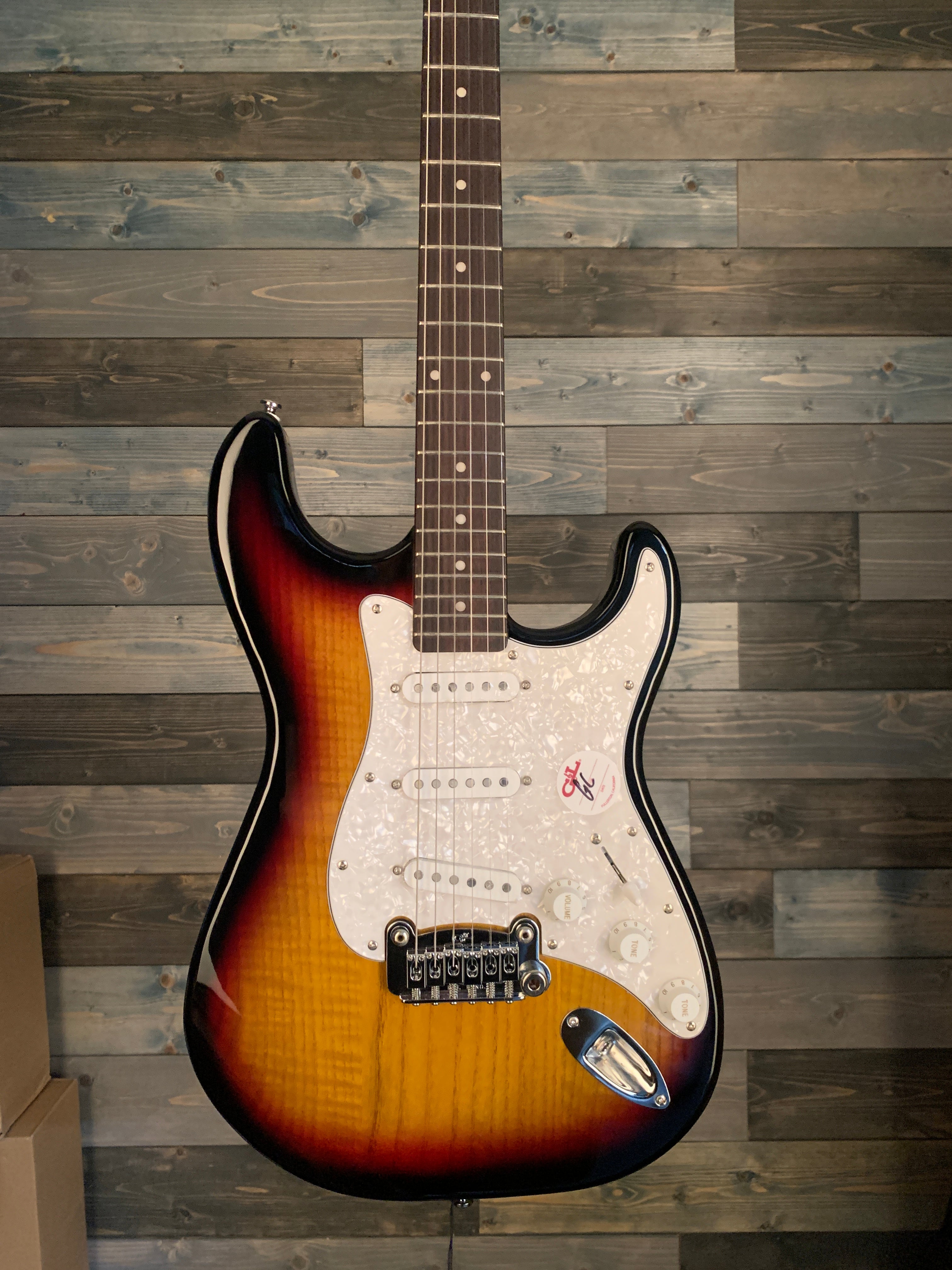 G&L Tribute Legacy Electric Guitar - 3-Tone Sunburst