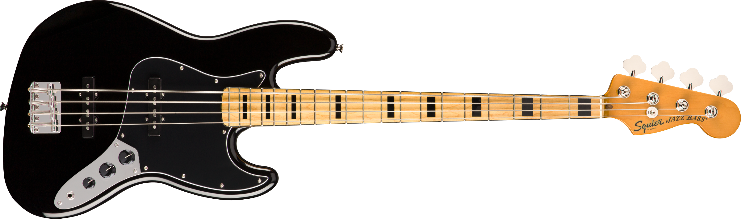 Fender Squier Classic Vibe '70s Jazz Bass, Maple Fingerboard, Black