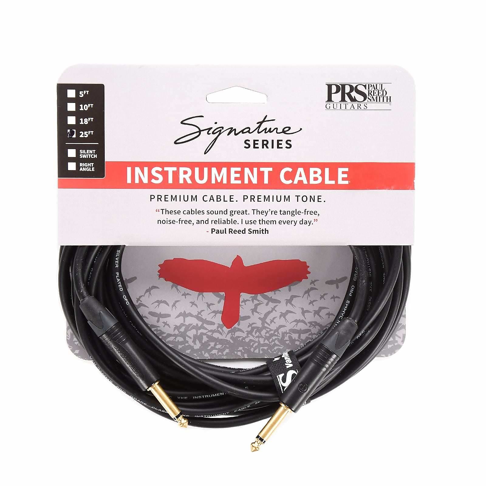 PRS Signature Series Instrument Cable 25ft Straight/Straight