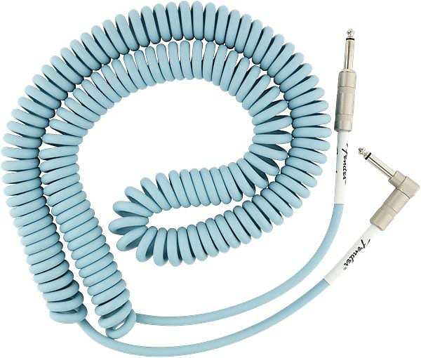 Fender Original Coil Cable 30' Daphne Blue