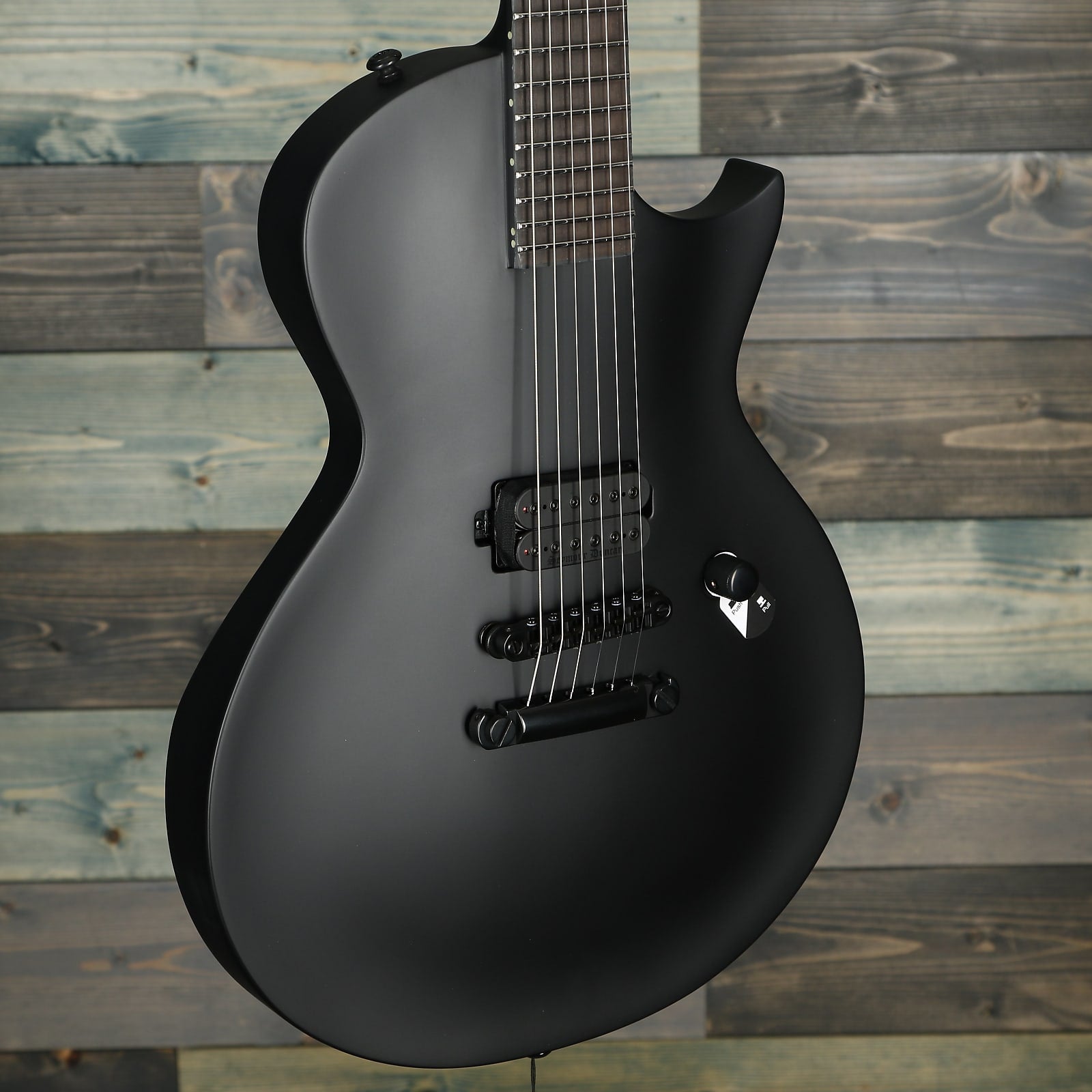 ESP LTD EC Black Metal Electric Guitar- Black Satin