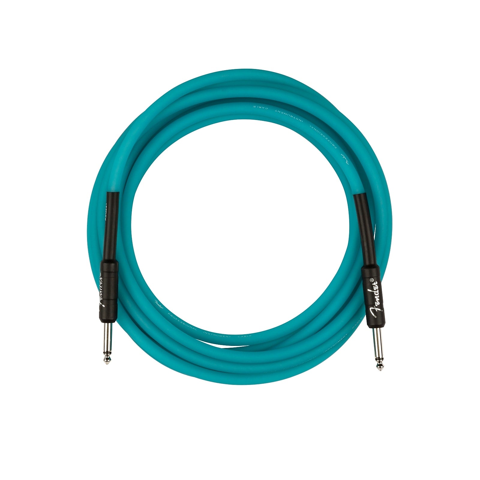 Fender Professional Glow in the Dark Cable, Blue, 18.6'