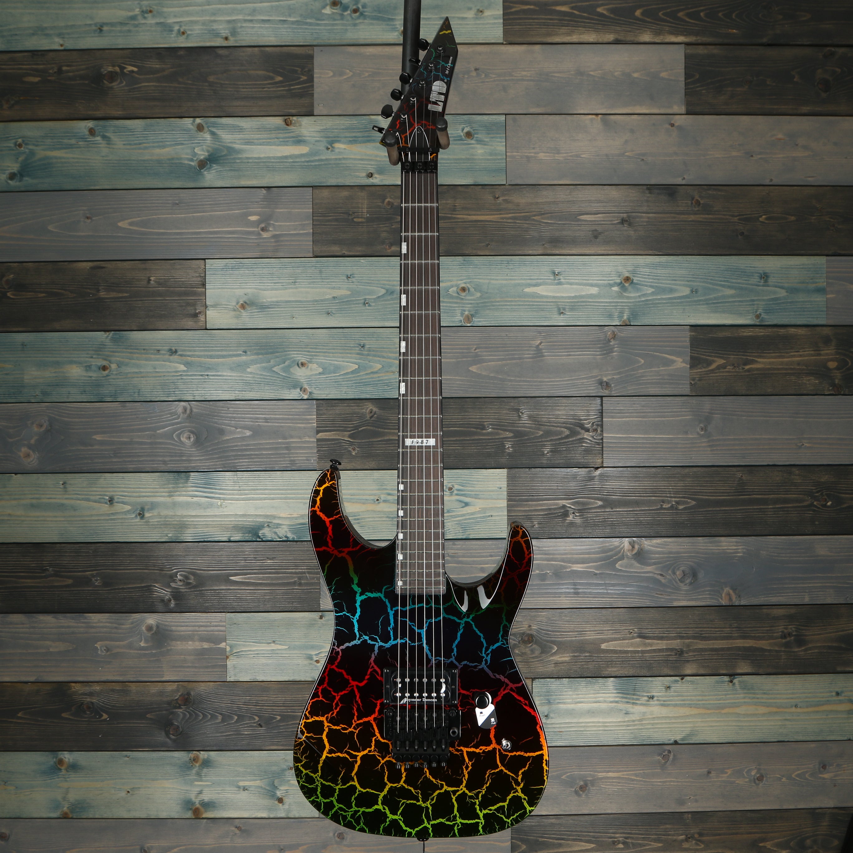 ESP LTD M-1 Custom '87 Electric Guitar - Rainbow Crackle