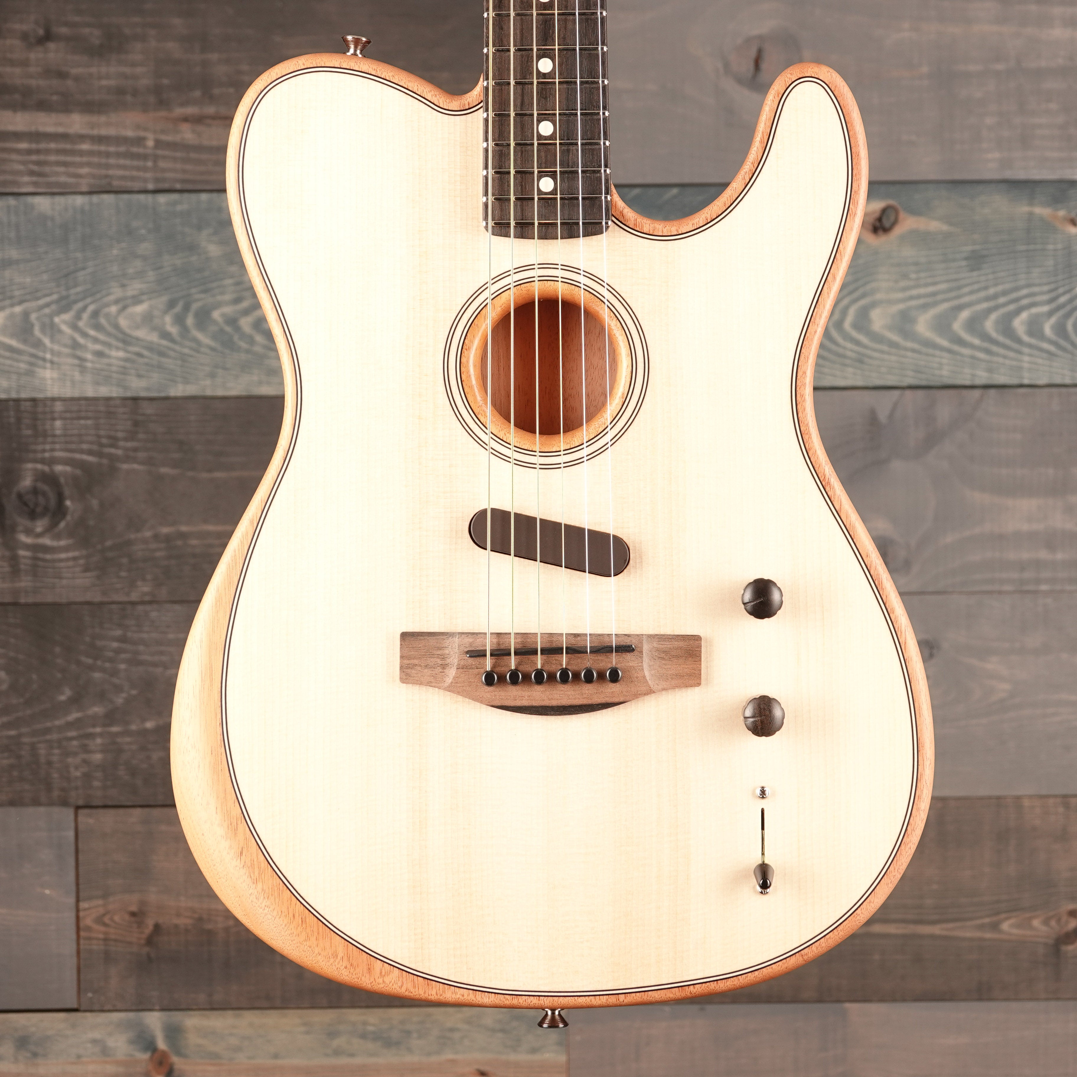 Fender American Acoustasonic™ Telecaster®, Ebony Fingerboard, Natural