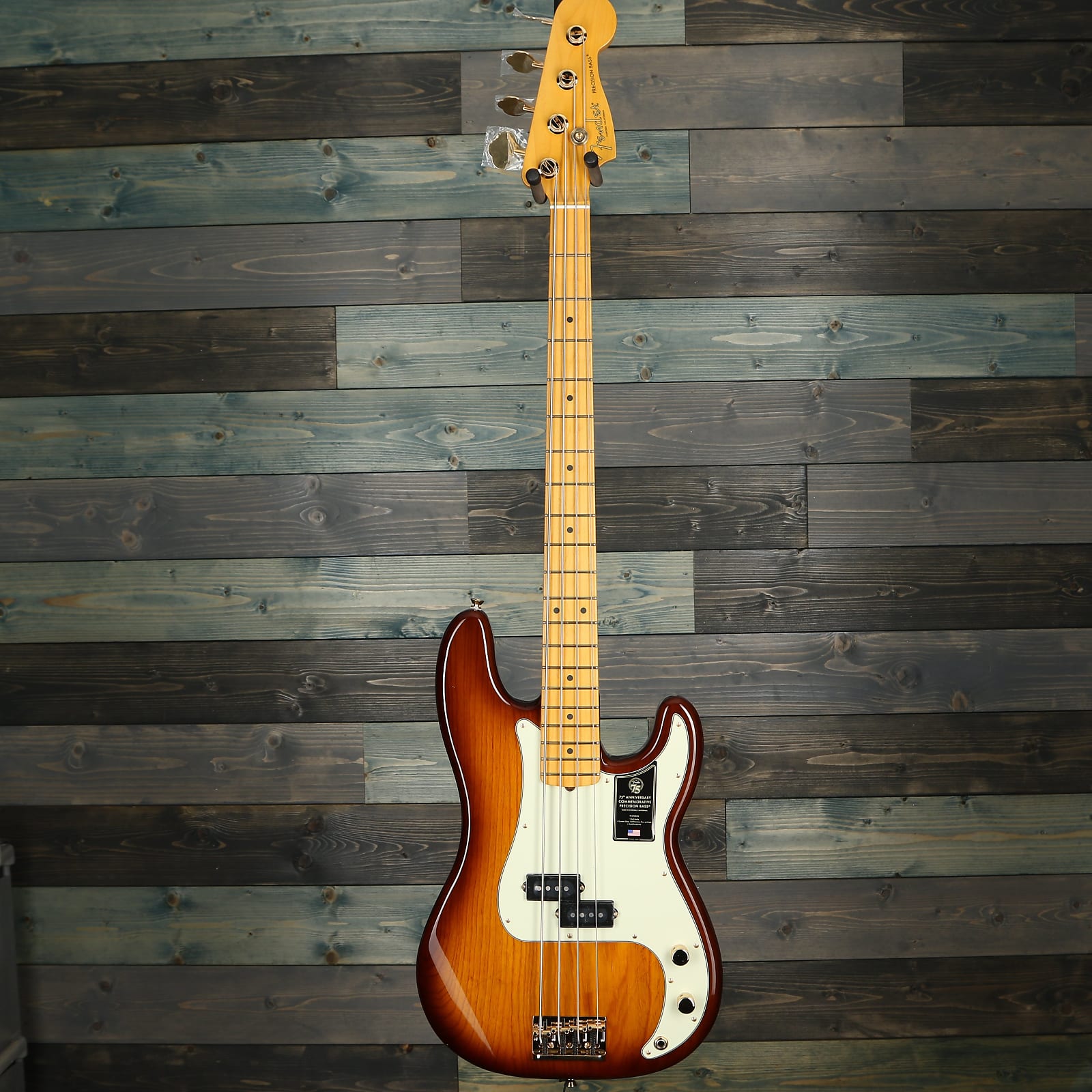 Fender 75th Anniversary Commemorative Precision Bass, 2-Color Bourbon Burst