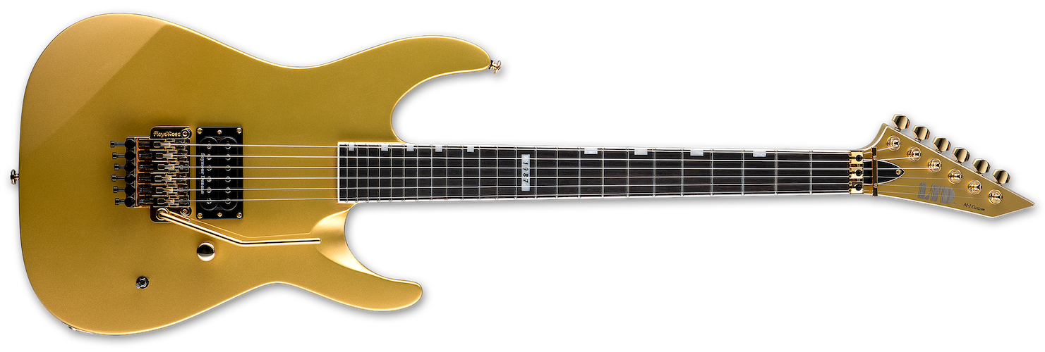 ESP LTD M-1 Custom '87 Electric Guitar - Metallic Gold