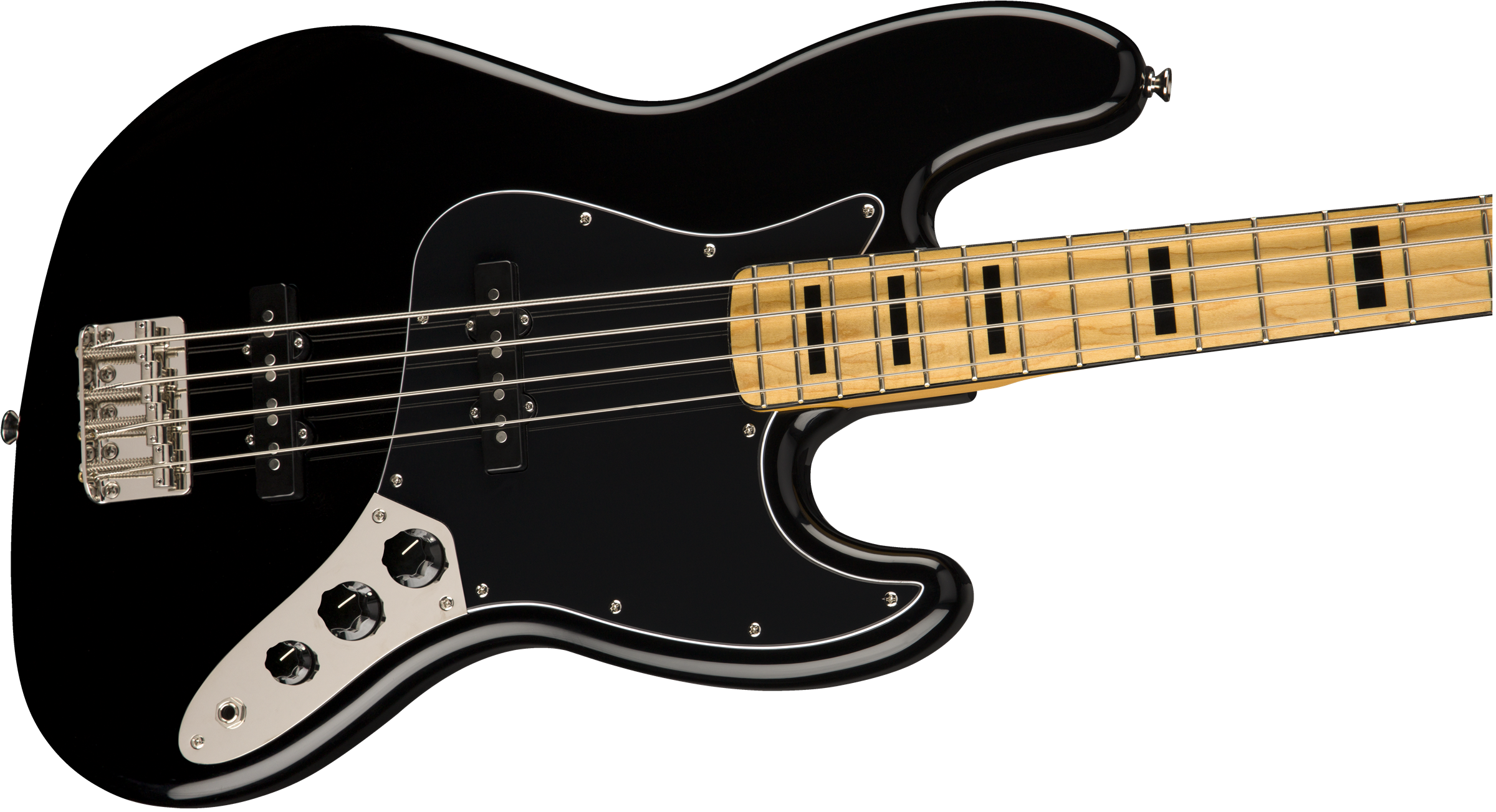 Fender Squier Classic Vibe '70s Jazz Bass, Maple Fingerboard, Black